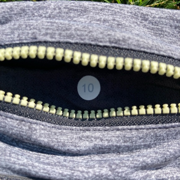 Lululemon Athletica Reflective Gray/Citron Tennis Pickleball Skirt 10 - Picture 6 of 8